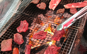 2017年　会社BBQ（前沢牛!!）